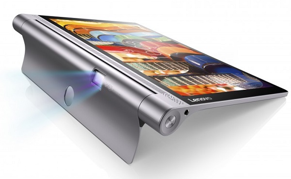 Lenovo представила планшет Yoga Tab 3 Pro, оснащенный проектором