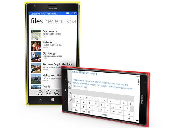 Nokia Lumia 1520 с Microsoft Office Word