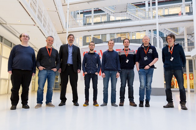 Фото группы разработчиков браузера Vivaldi в день открытия норвежского офиса