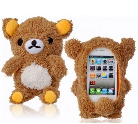 Чехол для iPhone 5 в виде плюшевого медведя