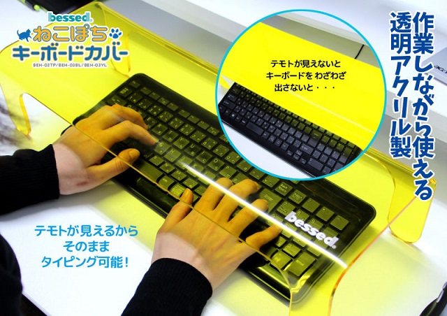 В Японии придумали защиту клавиатуры от кошек