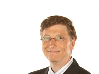Билл Гейтс демонстрирует новую ОС. Фото AP