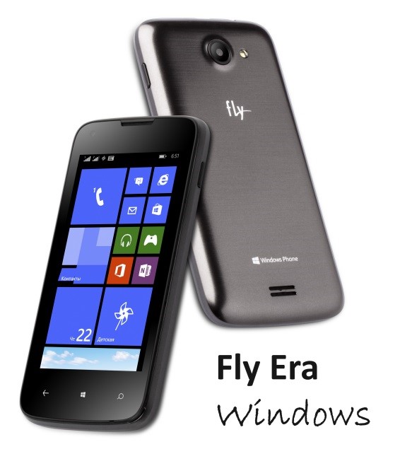 В России появился Fly ERA Windows – самый дешевый смартфон на Windows Phone