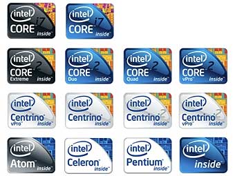 Новые логотипы Intel. Изображение Intel
