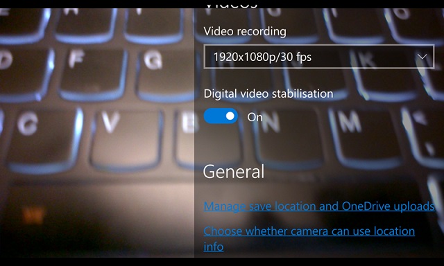Цифровая стабилизация видео в Windows 10 Mobile