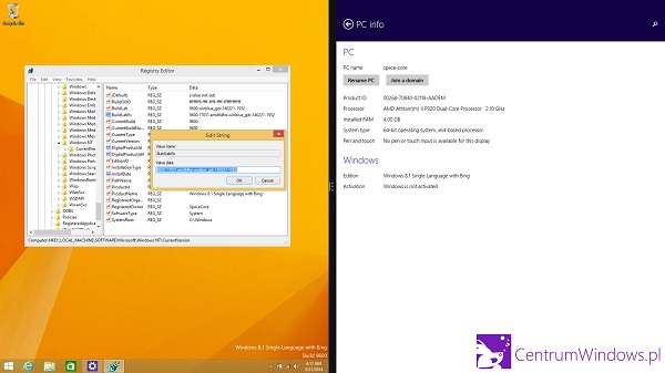 Windows 8.1 с Bing